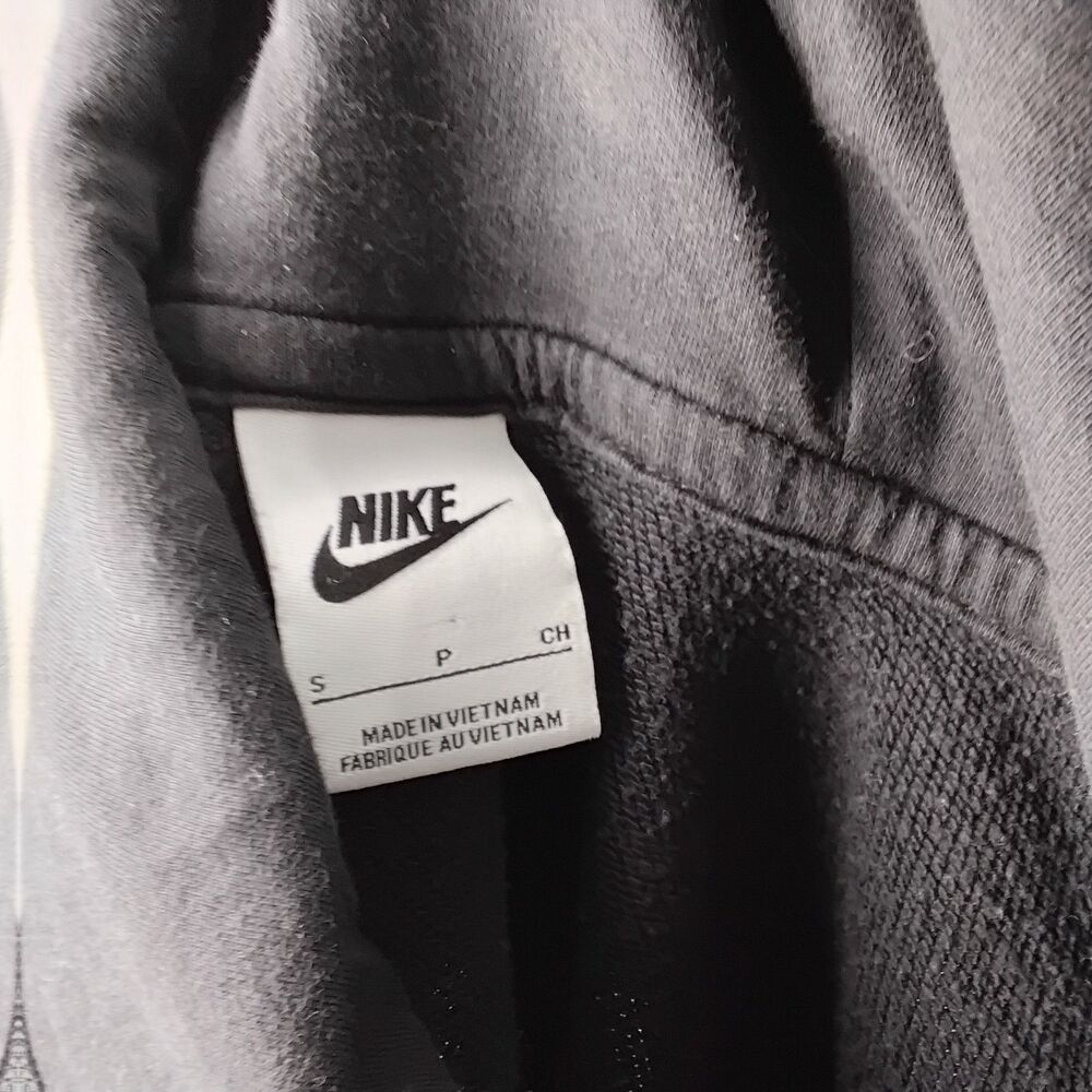 Nike Sportswear Club Fleece Graphic Swoosh Pullover Hoodie Black Size Small - Picture 3 of 3